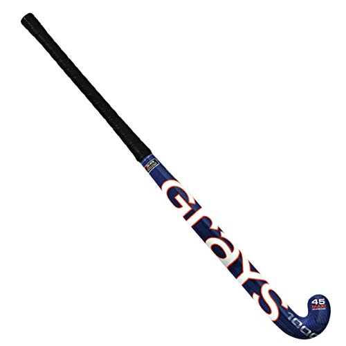 New Grays GX1000 Composite Field Hockey Stick 37 Inch White/Blue/Orange