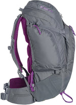 New Kelty Women's Redwing 50L Internal Frame Pack Gray/Purple