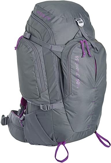 New Kelty Women's Redwing 50L Internal Frame Pack Gray/Purple