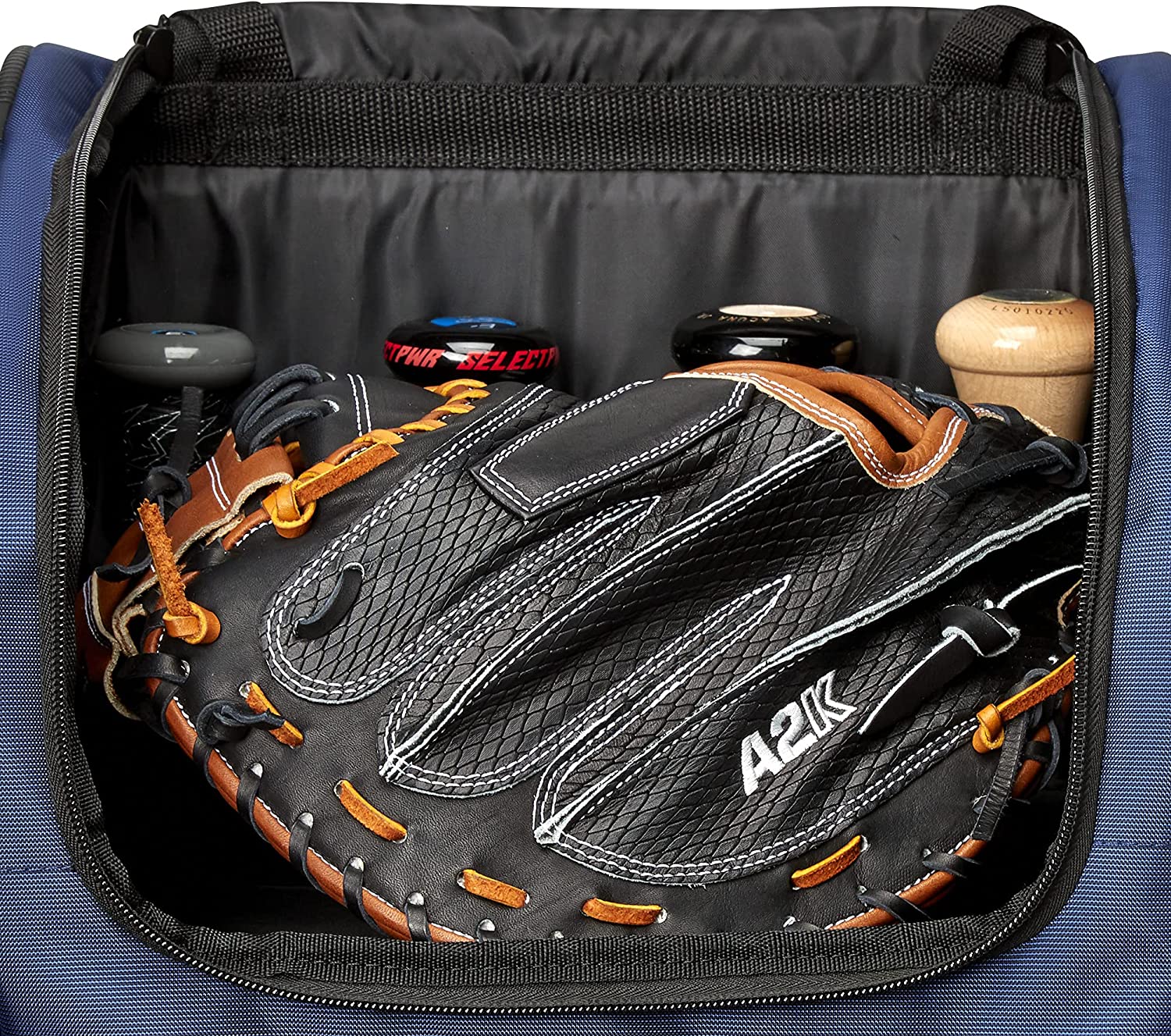 New EvoShield Standout Wheeled Bag, Navy/Black 4 Invidiually