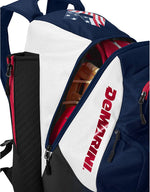 New DeMarini Voodoo OG Baseball Backpack Red/White/Blue
