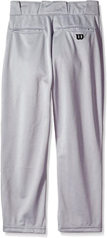 New Wilson Youth Classic Relaxed Fit Baseball Pant Small Gray