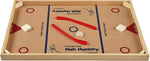 New Carrom Nok Hockey Game Solid wood goal zone, 2 Pucks, 2 Hockey Sticks