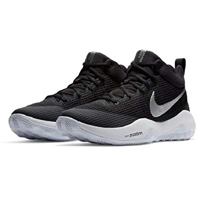 New Nike Zoom Rev TB Basketball Shoes Men 5/6.5Wmn  Black/White