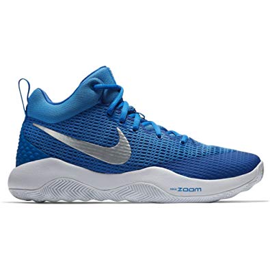 New Nike Zoom Rev TB Basketball Shoes Men 5/Wmn 6.5  Royal White