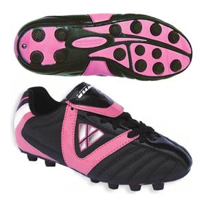New Vizari Black/Pink Viper Soccer Molded Cleats-Youth Youth 2.5Y Black/Pink