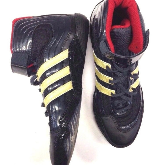 New Adidas Tyrint 08 Adult Men Size 4 Wrestling Shoes 931707 Black/Gold