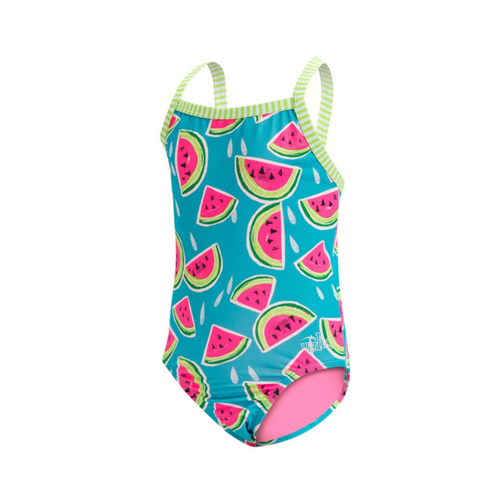 New Dolfin Girl's Uglies One Piece Swimsuit Size 10 Sweet Slice