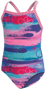 New Dolfin Girl's Uglies Prints One Piece Swimsuit Women's Size 14 Surfs Up