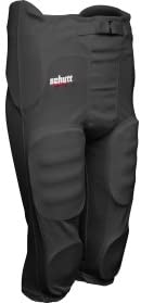 New Schutt Youth Large Integrated Football Pants Black