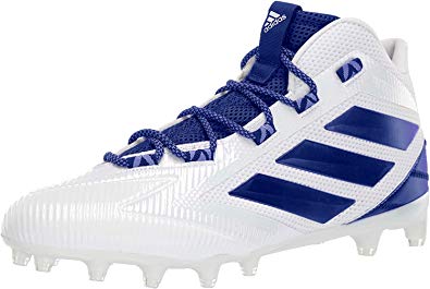 New Adidas Freak Carbon Mid Sz Mn 10.5 Football Molded Cleat White/Royal