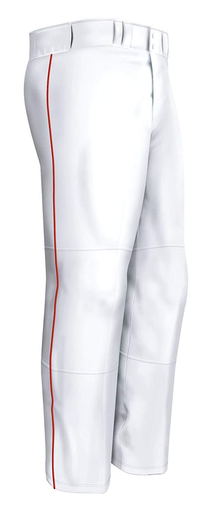 New Easton Baseball Quantum Plus Piped Pants Youth Large White/Black