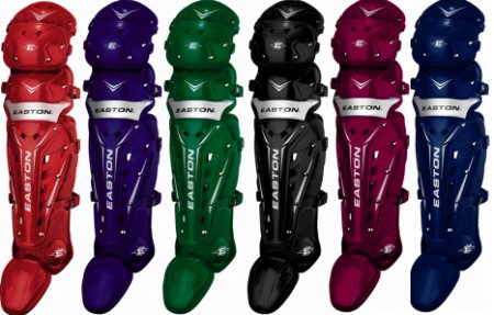 New Easton Leg Guards Synge A165080 16" Red/Silver Adult Fastpitch Catchers