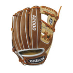 Used Wilson A2000 11.5" RHT Baseball Glove Blonde/Tan/White - Infield Model