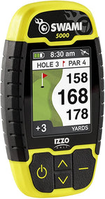 New Izzo Golf Swami 5000 Golf GPS Rangefinder And Par Calculator Black/Yellow