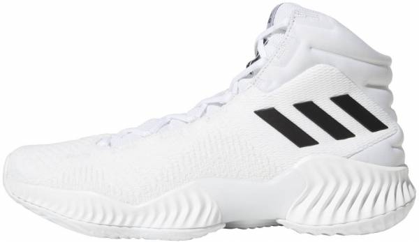 New Adidas Originals Men's Pro Bounce 2018 Basketball Shoe White/Black Men 15