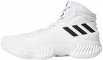 New Adidas Originals Men's Pro Bounce 2018 Basketball Shoe White/Black Men 4