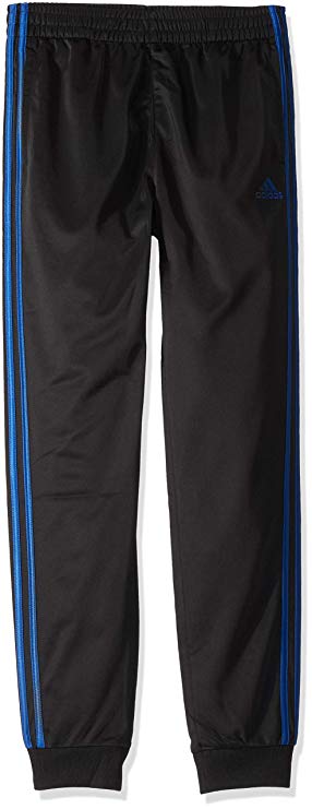 New Adidas Boys' Jogger Pant Black/Blue Sixe 8 Small Relaxed fit pull-on pant