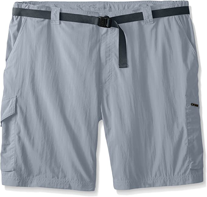 New Columbia Men's Silver Ridge Cargo Shorts 10 Inch Inseam Size 40 Grey