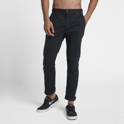 New Hurley Men's Nike Dri-Fit Stretch Chino Pant, Black, 32