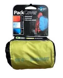 New Sea To Summit Pack Cover 70D Green/Black Waterproof, Fully Seam Sealed