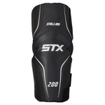 New STX Lacrosse Stallion 200 Lacrosse Arm Pads Pair Black/White Medium