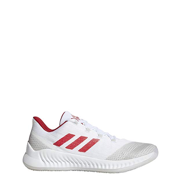 New Adidas Harden B/E 2 Shoe Men's Sz 7 Basketball Shoe White/Gray/Red