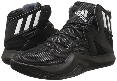 New Adidas Crazy Bounce Size Mens 8.5 Basketball Shoe Blk/Wht AQ7757