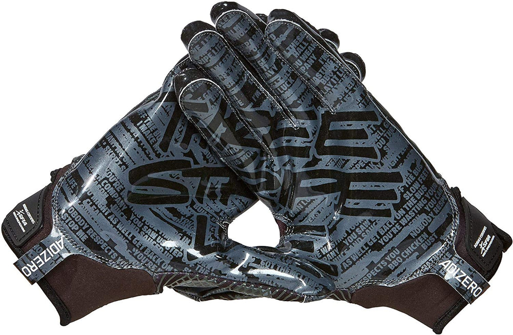 New Other adidas Youth Md Adizero 8.0 Three Stripe Life Receiver Glove Blk/Gry