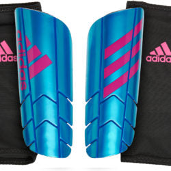 New Adidas Performance Ghost Pro Soccer Shin Guards Blue/Pink Large