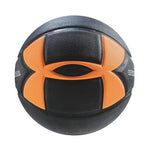 New Under Armour 29.5 Spongetech Basketball, Black/Orange, Official/Size 7