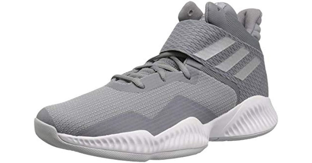 New Adidas Explosive Bounce 2018 Basketball Shoe Men's 5.5 Silver/White
