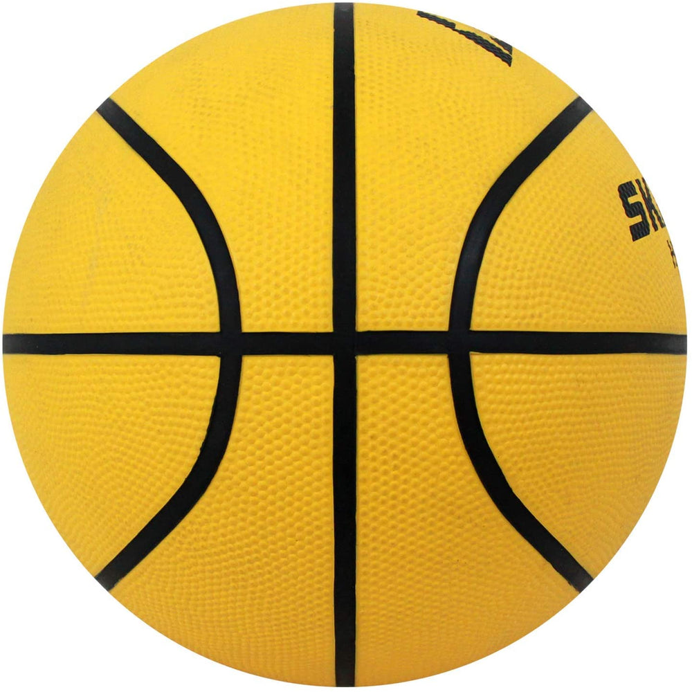 New Baden Skill Coach Heavy Trainer Rubber Basketball Yellow