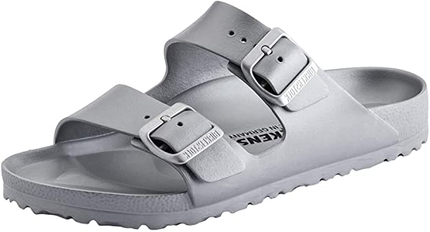 New Other Birkenstock Unisex Arizona Essentials EVA Sandals Size 37 Metallic