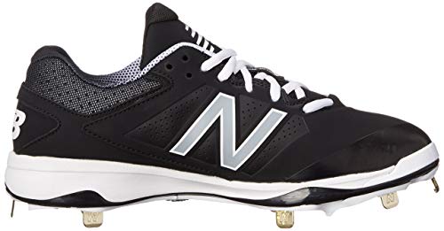 New New Balance L4040V3 Metal Baseball Cleat Size 11 Black/White/Silver