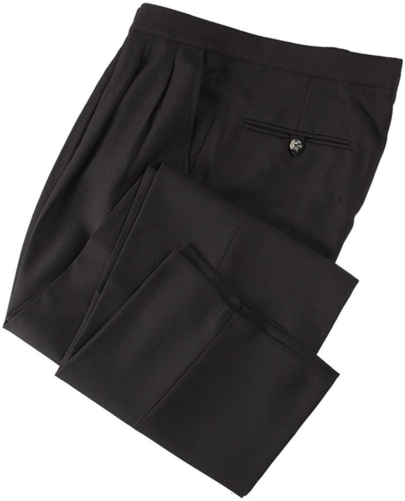 New Smitty Referee Basketball Pleated Pants Black Men 34 Official Apparel