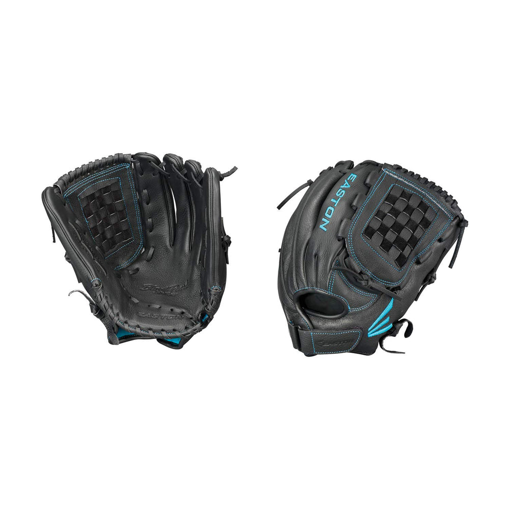 New Easton Black Pearl Series BP1250FP RHT 12.5" Fastpitch Softball Glove Black