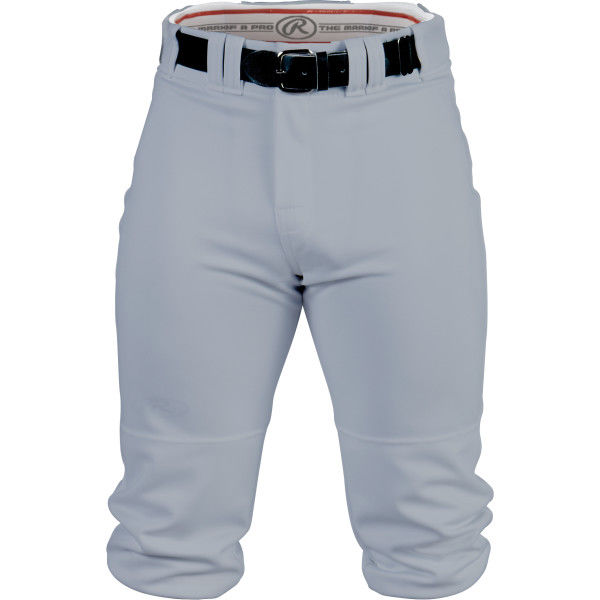 New Rawlings Adult XX-Large Gray Knicker Baseball Pant Finished 150 Cloth