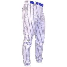 New Rawlings Men's BP95 Relaxed Fit Baseball Pants X-Large White/Royal