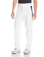 New Rawlings  Men's Large Relaxed Fit V-Notch Insert Baseball Pant White/Navy