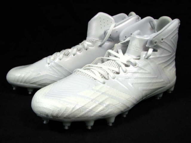 New Adidas Freak X Carbon Mid Size Mens 9.5 Football Shoe White BW0865