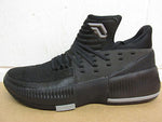 New Adidas Dame Lillard 3 Mens Size 14.5 Basketball Shoe Black BY3206
