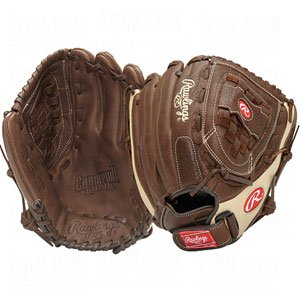 New Rawlings Fast Pitch Softball Glove Champion Series LHT 12.5" Brown LEFTY