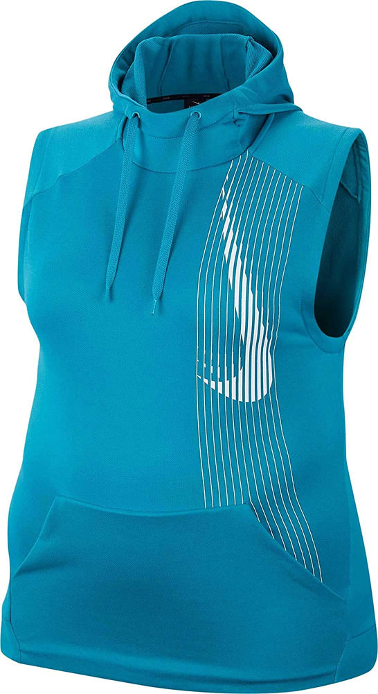 New Nike Men'S Dri-Fit Sleeveless Hoodie Blue Size Medium – Premiersports