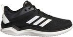New Adidas Men's Speed Trainer 4 Baseball Shoe Size Men's 6.5 Black/Grey