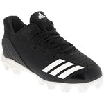 New adidas Icon 4 Md Black/White Baseball Molded Cleat Men's 7