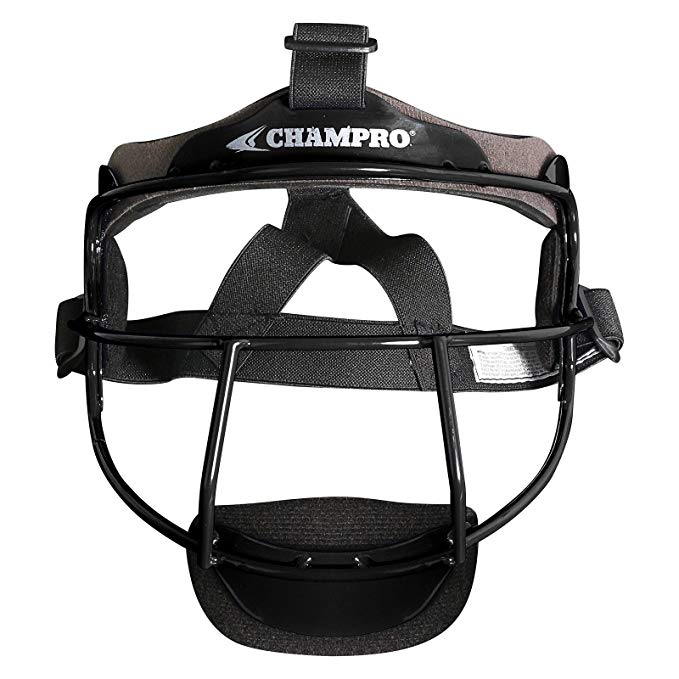 New Champro The Grill Defensive Fielder's Facemask Adult Black