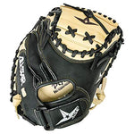 New All-Star Comp 31.5 Inch RHT CM1011 Youth Baseball Catchers Mitt Black/Tan
