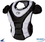 New Champro Girl's 15" length Catcher's Softball Chest Protector Black/Silver