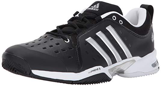 New Adidas Barricade 12 Classic Wide 4E Tennis Shoe Black White